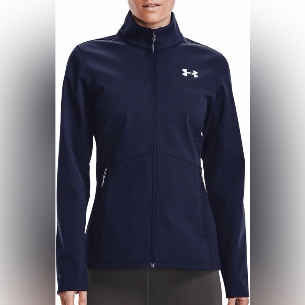 Under Armour ColdGear Infrared Shield Jacket Women's XS NWT Navy Full Zip